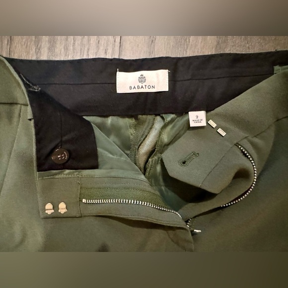 Aritzia Babaton Green Command Pant Size‎ 2 - Picture 4 of 4